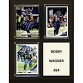 Williams & Son Saw & Supply C&I Collectables 810BWAGNER 8 x 10 in. NFL Bobby Wagner Seattle Seahawks Three Card Plaque 810BWAGNER